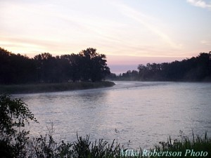 Please clean up the river before you leave. We are all responsible for our rivers and lakes!