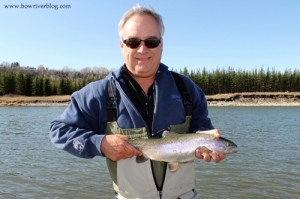 Bow River Trout Fishing April 2012