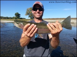 Guided float fishing the bow river-2014