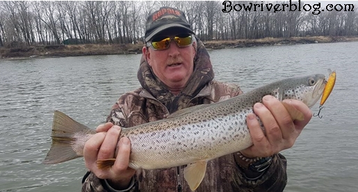 Andy Vander Ploeg and a beauty bow river brown trout