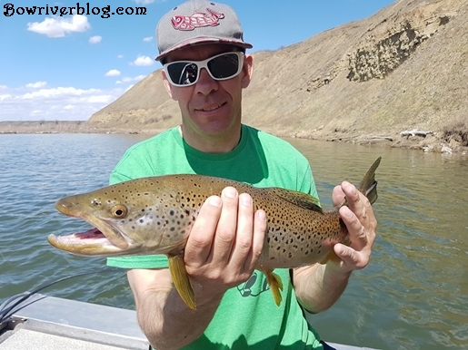 Guided jet boat fishing trips Alberta Canada